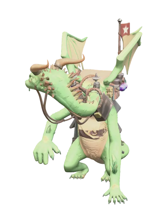 3D model for Fantasy Greendragon
