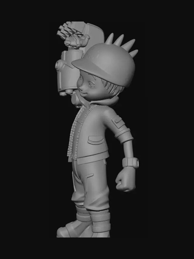 3D model for Mech Gauntlet Hero