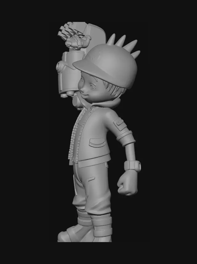 3D model for Mech Gauntlet Hero