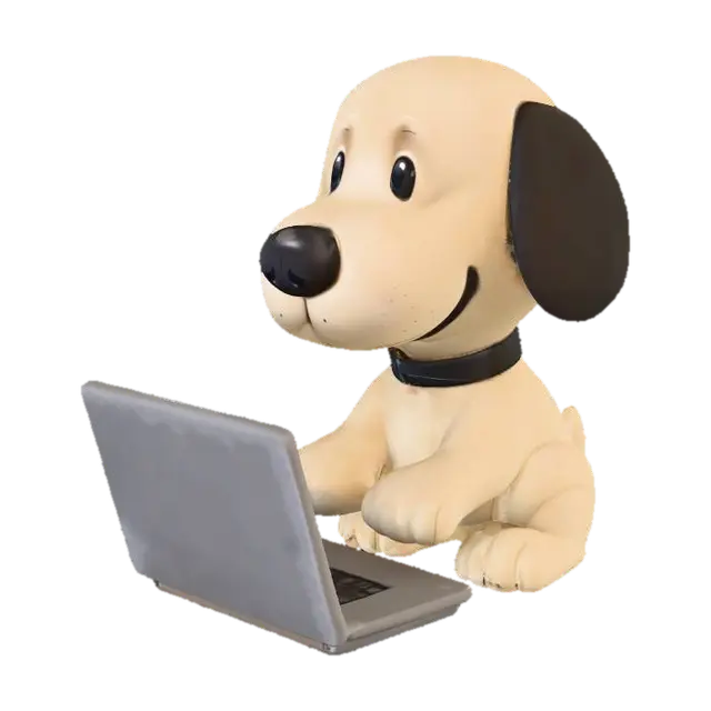 Tech Puppy - Snoopy 3D model, vytvořený pomocí AI