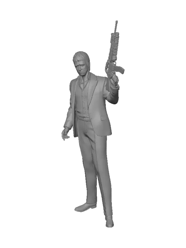 3D model for The Suit and the Rifle