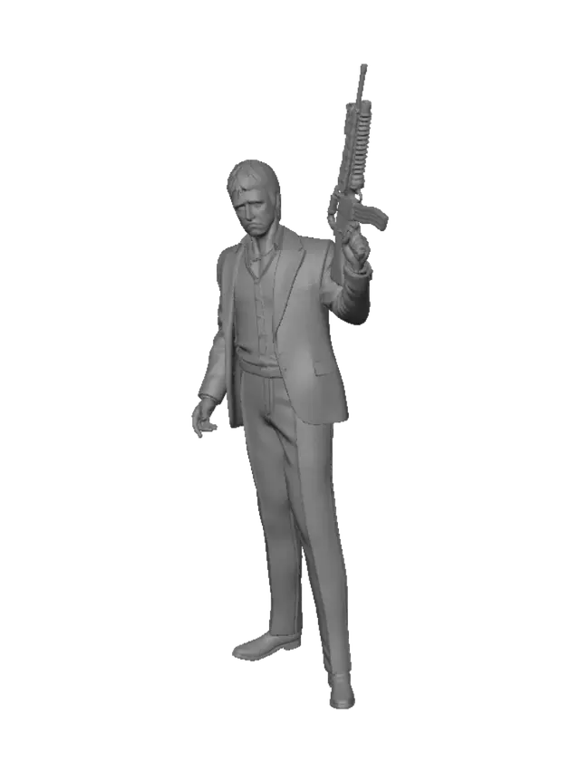 3D model for The Suit and the Rifle