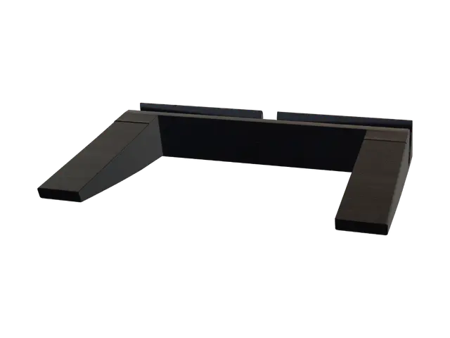 3D model for V-shaped clamp on white sheet