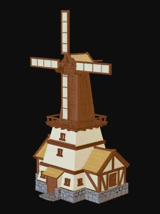 3D model for Timberwind Windmill