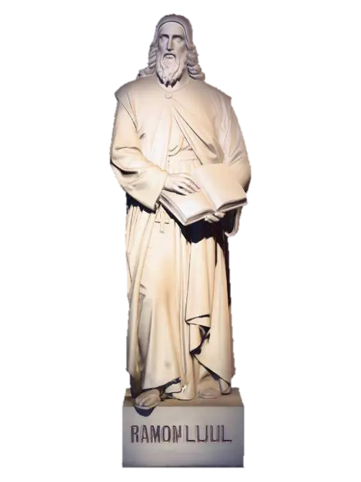 Ramon Llull Statue - Statues 3D model, vytvořený pomocí AI