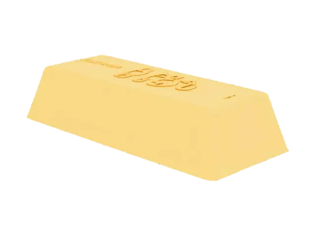 Gold Bar - Wealth 3D model, vytvořený pomocí AI