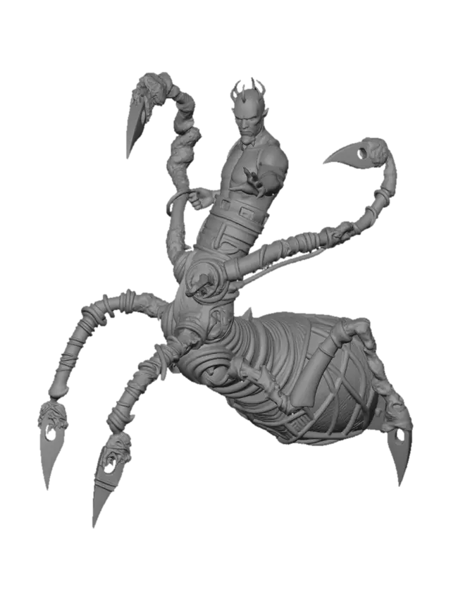 3D model for Crimson Demon on the Iron Scorpion