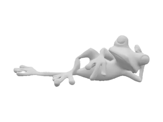 3D model for Relaxing Frog