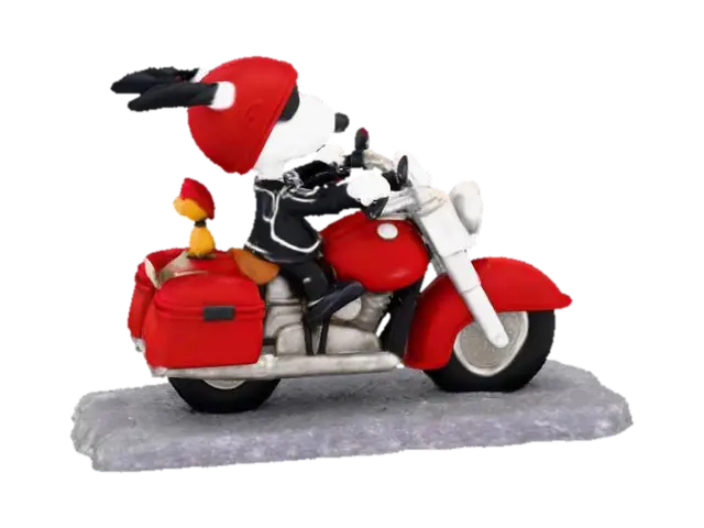Motorcycle Adventure Snoopy 3D model, vytvořený pomocí AI