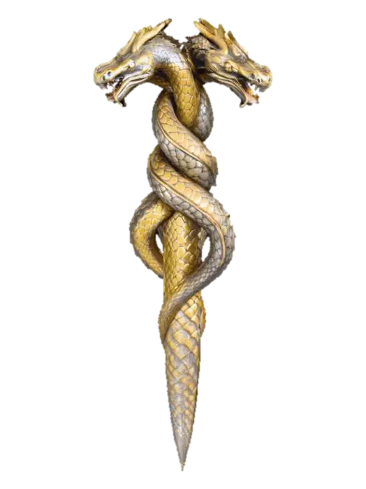 3D model for Enchanted Twin Dragons Dagger