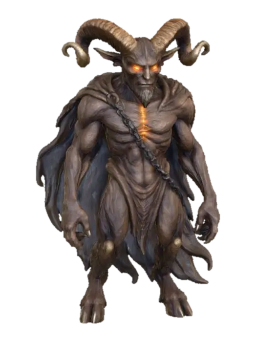 Infernal Guardian - Villen 3D model, vytvořený pomocí AI