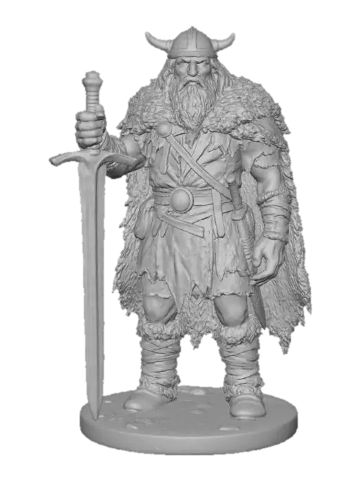 3D model for Nordic Warrior Statue, #Halloween2025#