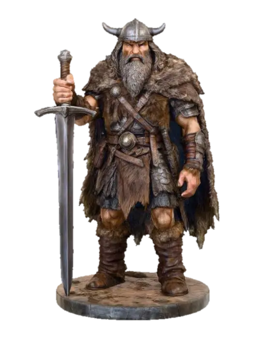 3D model for Nordic Warrior Statue, #Halloween2025#