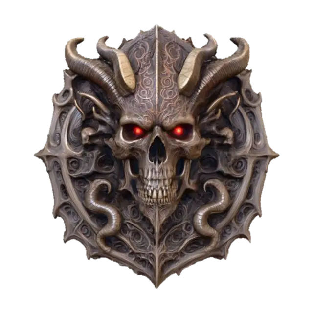 Demonic Sentinel - Hanger 3D model, vytvořený pomocí AI