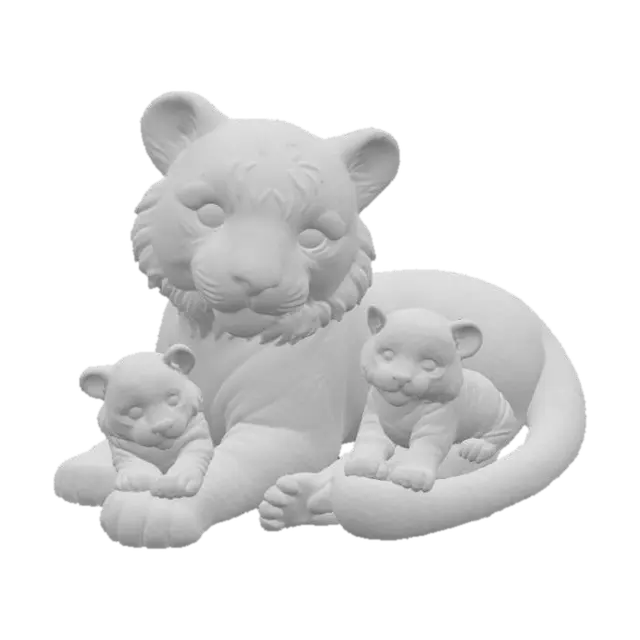 3D model for Tiger Family Moment