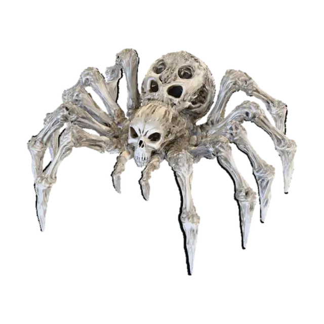Skull Spider Sculpture - Custom 3D model, vytvořený pomocí AI