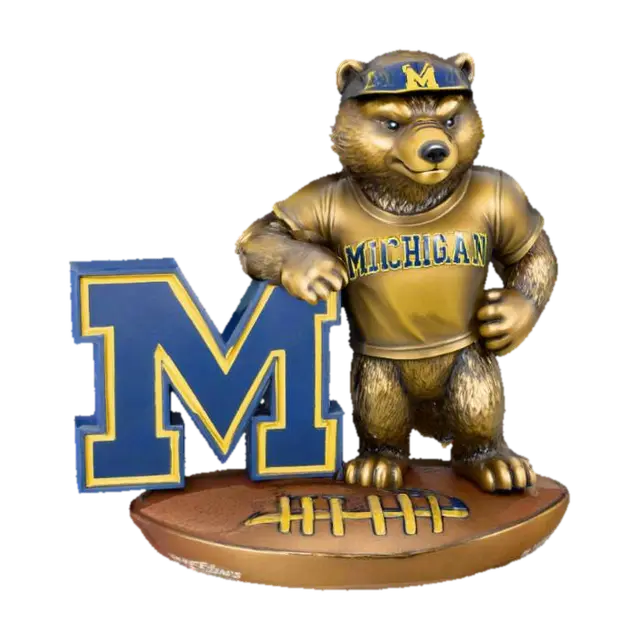 michigan Spirit - Wolverine 3D model, vytvořený pomocí AI
