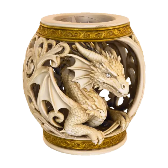 Dragon Sculpture Vase 3D model, vytvořený pomocí AI