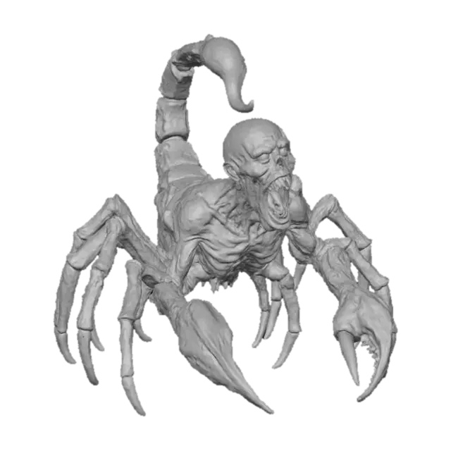 3D model for zombie Scorpion #Halloween2025#