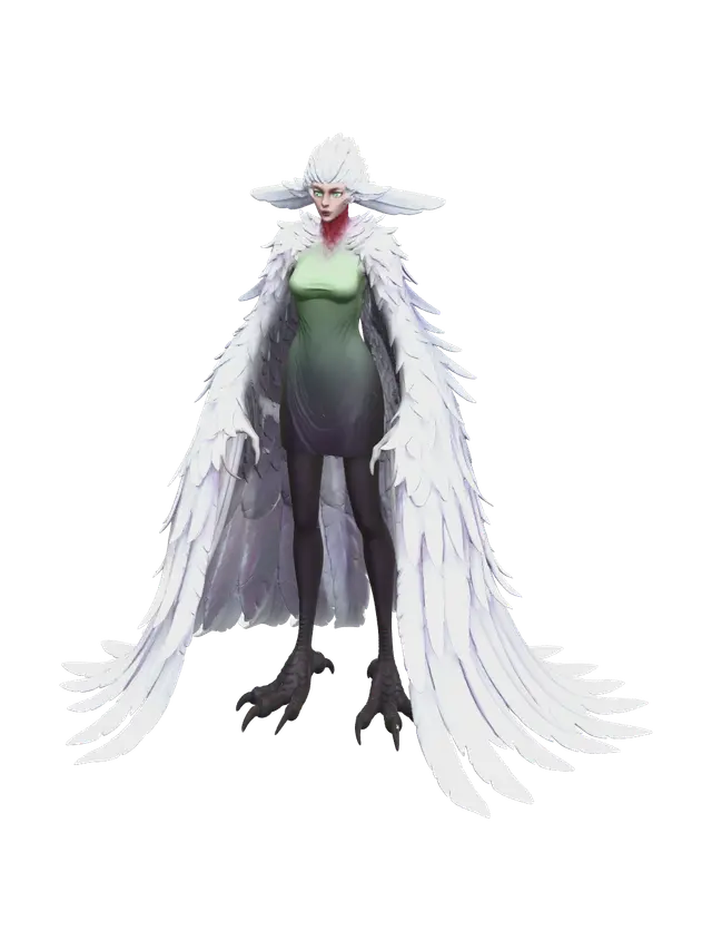 3D model for Modern Chicken Little Girl