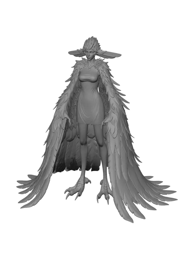 3D model for Modern Chicken Little Girl