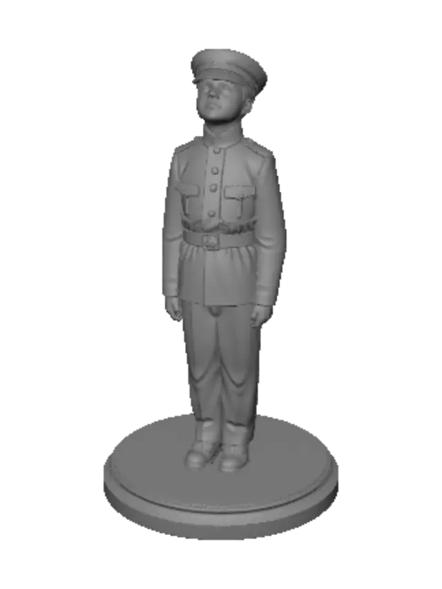 3D model for Young Soldier