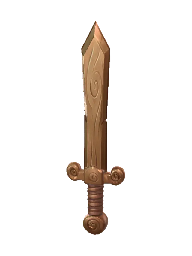 Spiralwood Sword - Hilt 3D model, vytvořený pomocí AI