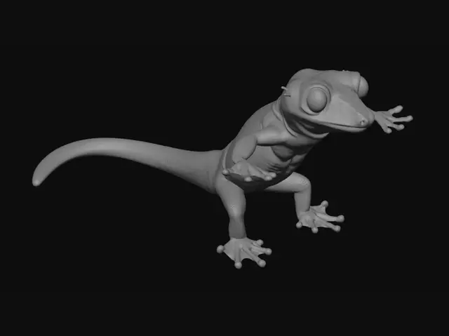 3D model for T Pose Gecko