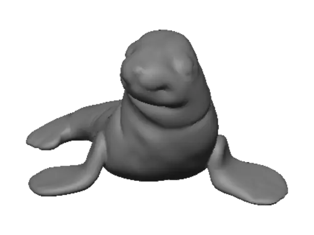 3D model for Smiling Seal