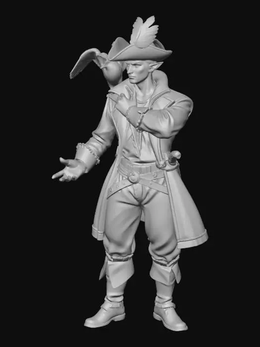 3D model for Captain Dovewind