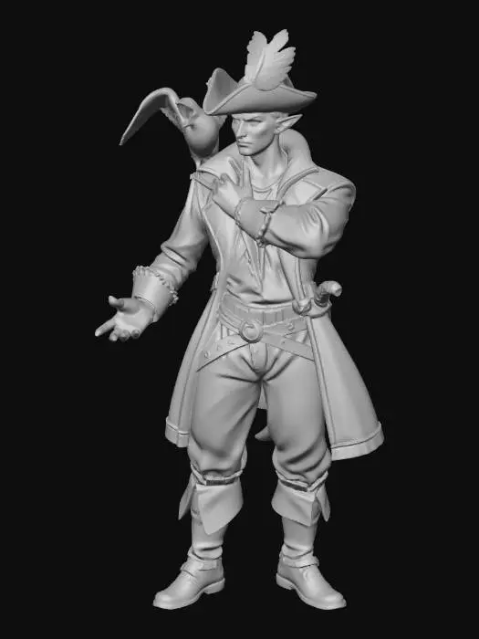 3D model for Captain Dovewind