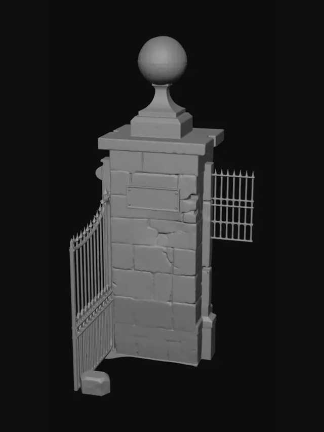 3D model for The Old School Gate