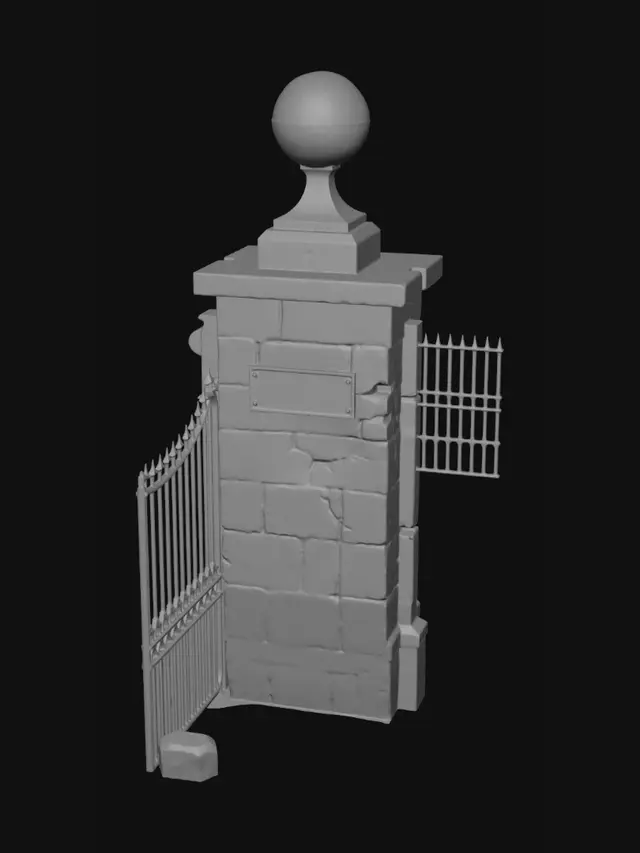 3D model for The Old School Gate