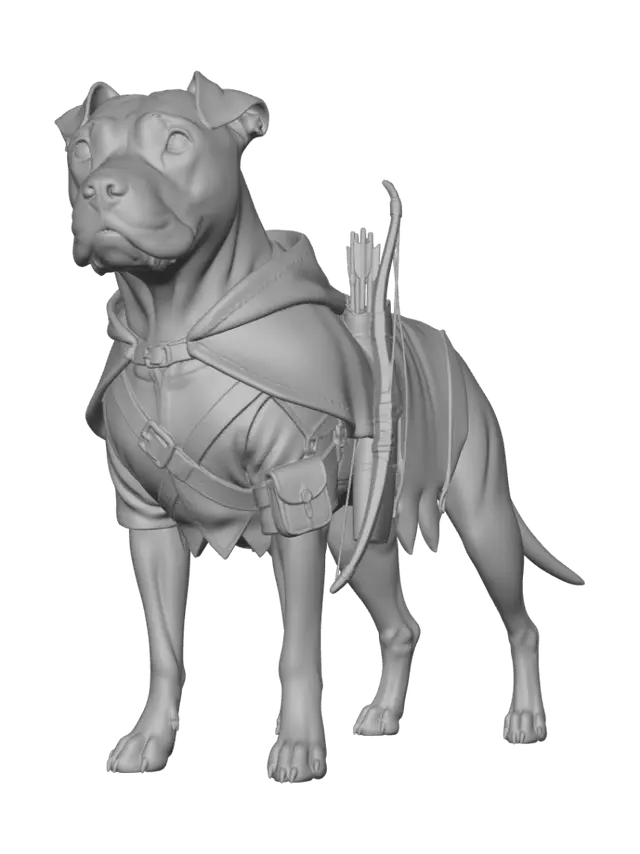 3D model for Forest Archer Pup