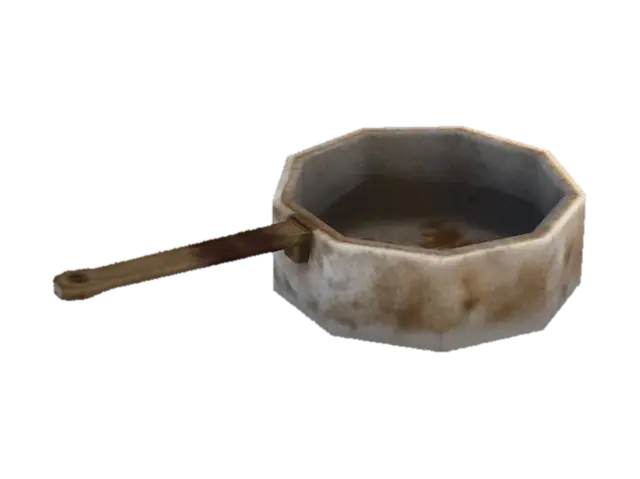 Frypan - Lowpolly 3D model, vytvořený pomocí AI
