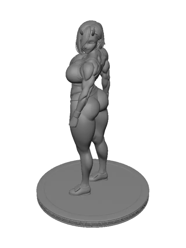 3D model for Horns and Muscle