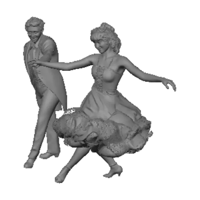 3D model for White Tulle Waltz