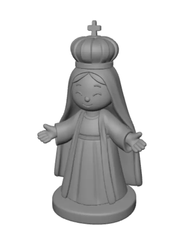3D model for Crowned Madonna