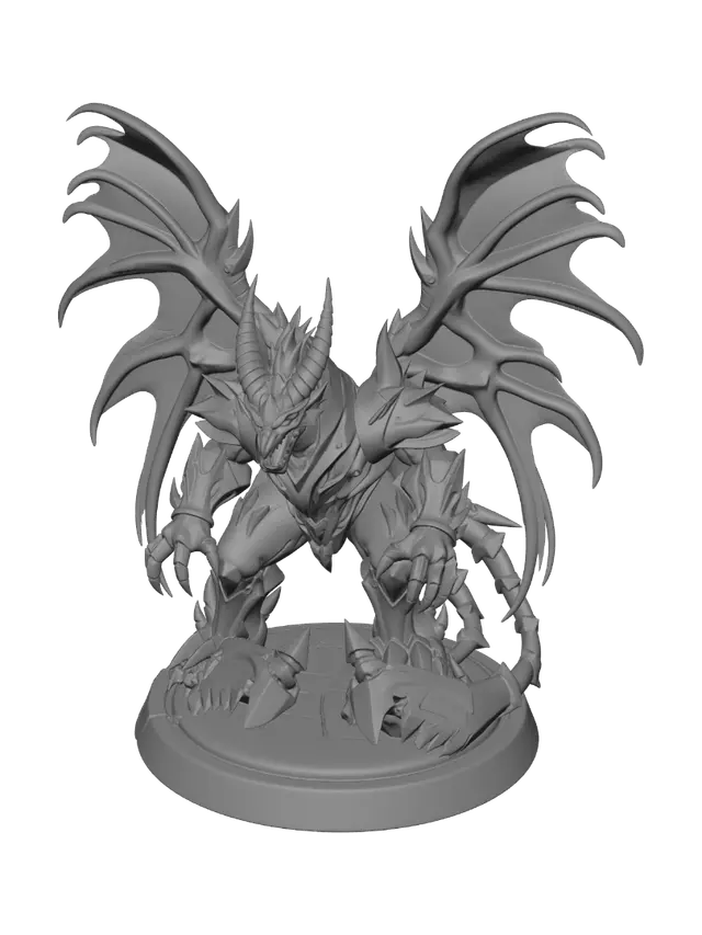 3D model for Crimson Iron Wyrm