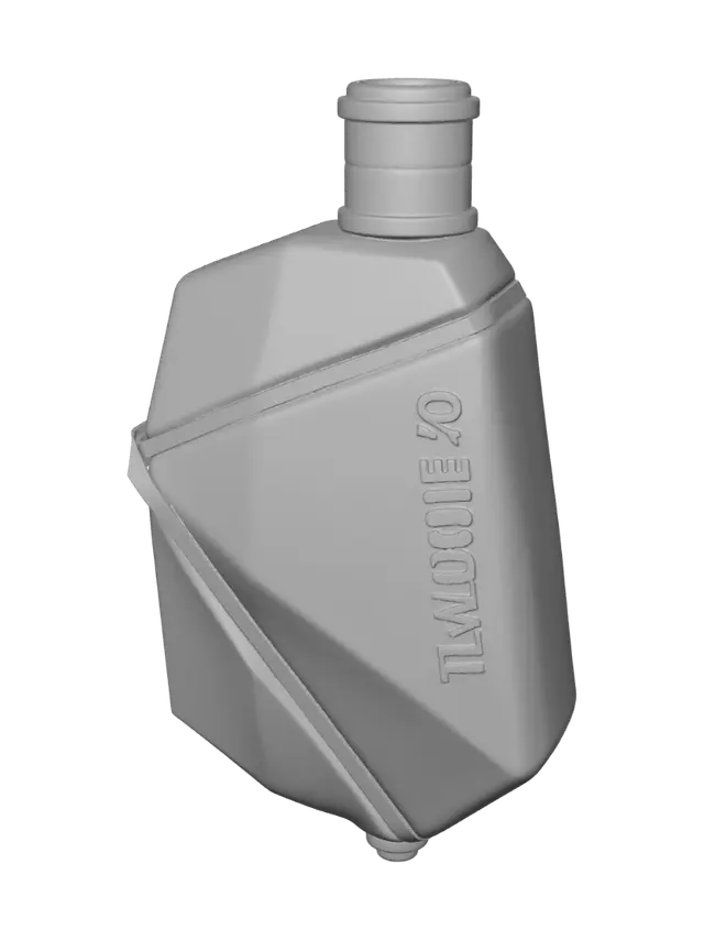 3D model for Blue Geometric Canteen