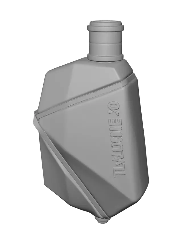 3D model for Blue Geometric Canteen