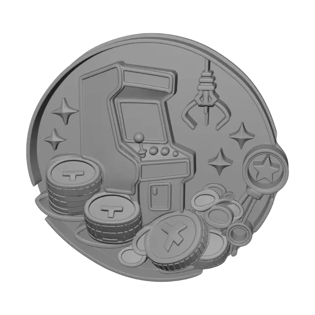 3D model for Claw Machine Treasure