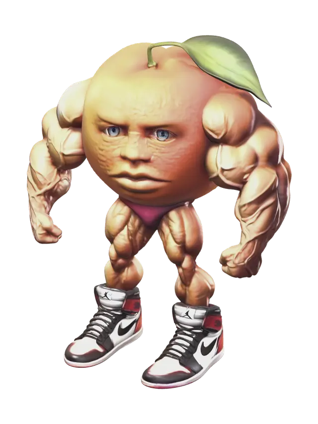 Modern Odin Din Dun 3D model, vytvořený pomocí AI
