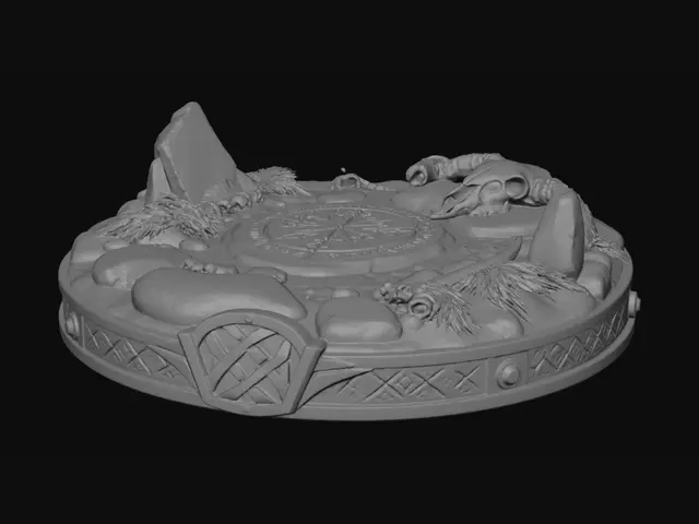 3D model for Dragon on the Seal