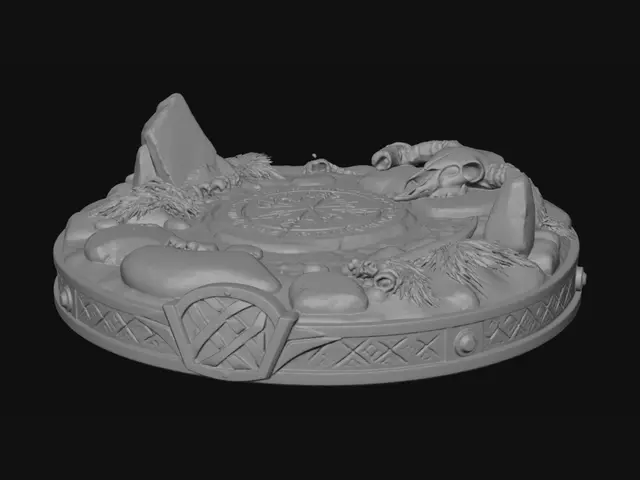3D model for Dragon on the Seal