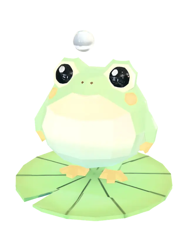 3D model for Bubble Above the Frog