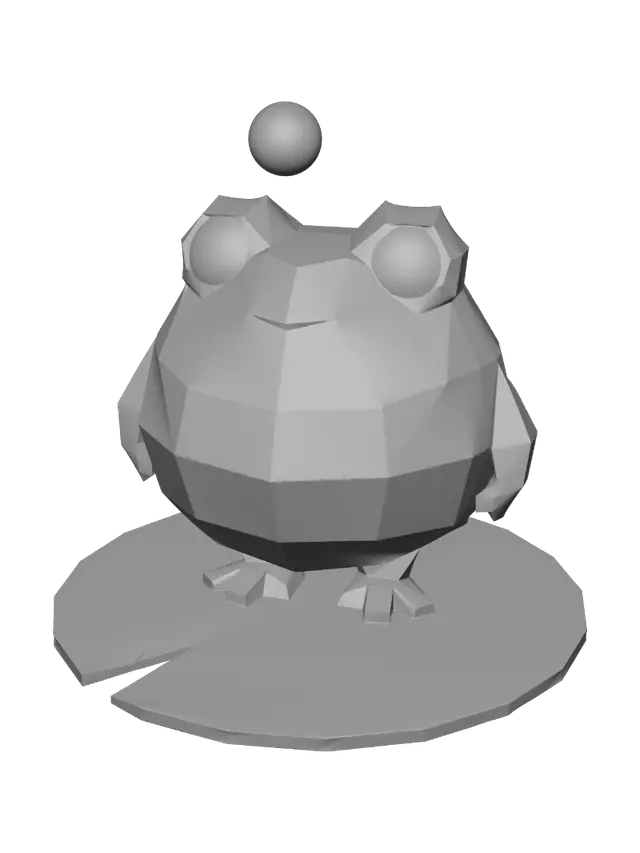 3D model for Bubble Above the Frog