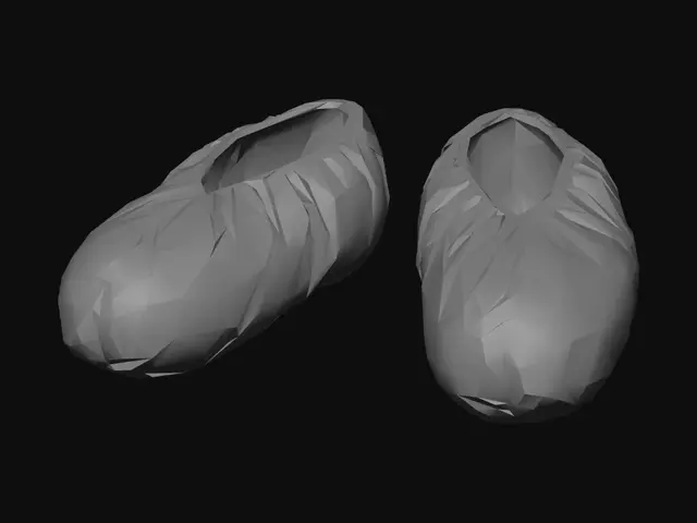 3D model for Blue disposable shoe covers