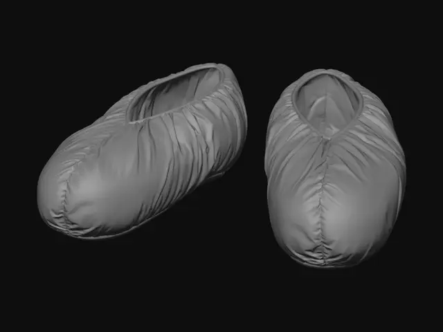 3D model for Blue disposable shoe covers