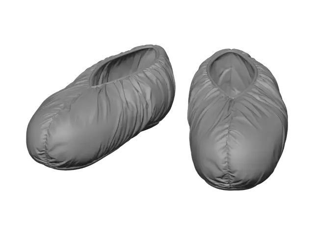 3D model for Blue disposable shoe covers